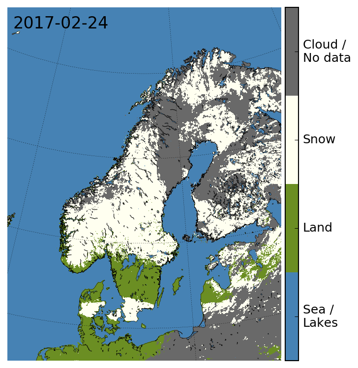 Snow Cover Maps from Satellite
