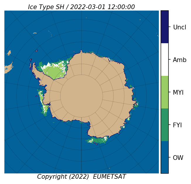 Antarctic sea-ice type